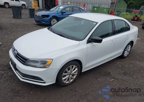 2015 Volkswagen Jetta 1.8T Se из США, поврежденный, VIN 3VWD17AJ9FM283435